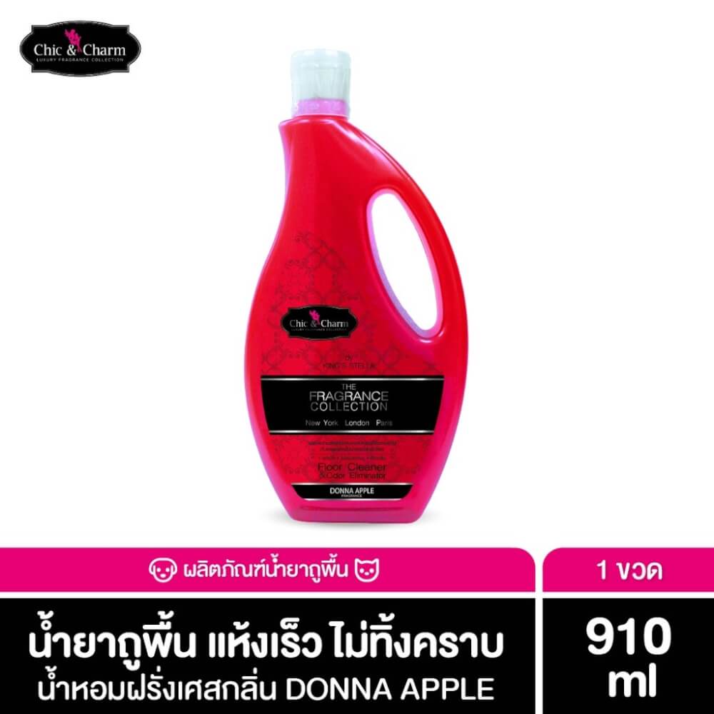 น้ำยาถูพื้นสำหรับสัตว์เลี้ยง CHIC&CHARM สูตร FRAGRANCE COLLECTION ขนาด 910ML. กลิ่น DEJAVU SCENT